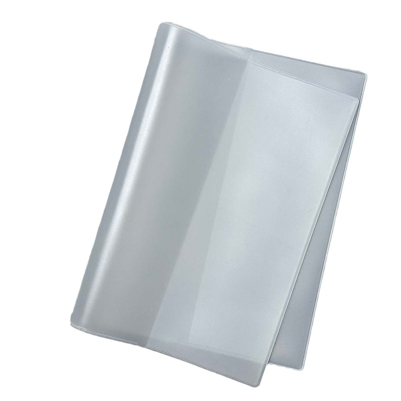 Husă transparentă din PVC pentru notebook A6, format îngust