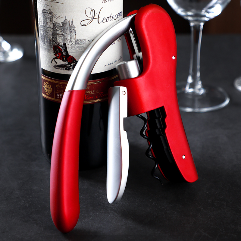 Deschizător de vin de înaltă calitate pentru uz casnic, Corkscrew și cuțit în formă de cal de mare, fără energie electrică