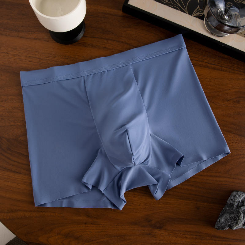 Muške bokserice Ice Silk, visokokvalitetno 3D pletenje, prozračna mreža, šarene niti, ljetna svježina, veličina 142 standardna