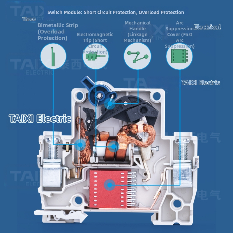 110 V 60 Hz americký štandardný mikrospínač 1P2P