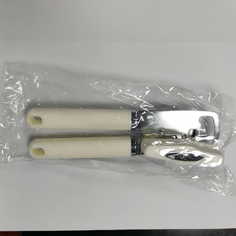Deschizător multifuncțional trei în unu din oțel inox, pentru conserve, doze metalice și sticle