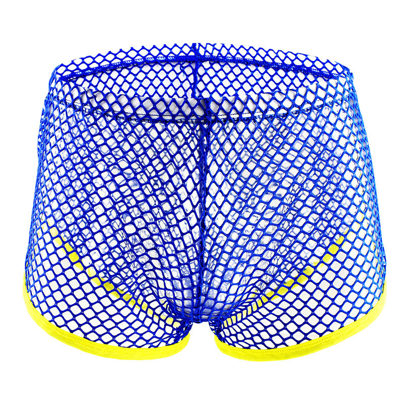 Muške mrežaste gaćice, prozirne, niskog pojasa, boxer kroja, mladenački stil