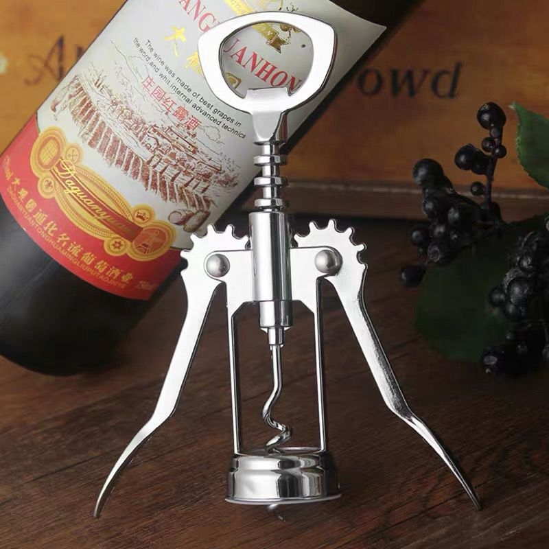 Deschizător de sticle multifuncțional, montat pe perete, pentru vin și bere