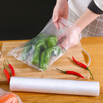 Saci de conservare a prospețimii pentru frigider, plastic alimentar, groși, de unică folosință, pentru fructe și legume, uz casnic, mari și mici