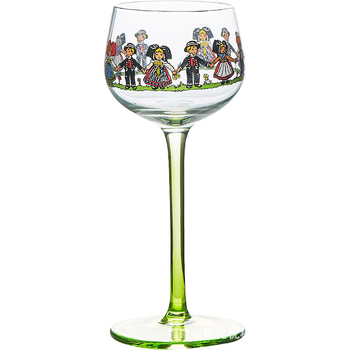 Pahar înalt de vin inspirat de nordic pentru șampanie și cocktailuri, design creativ și elegant