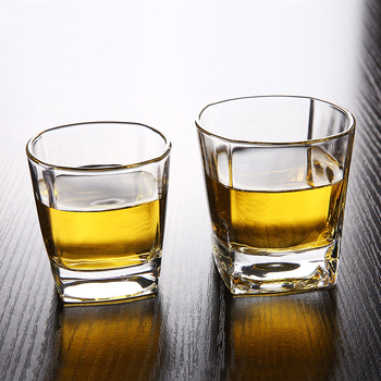 Pahar pătrat pentru whisky, 201–300 ml, cu logo personalizat