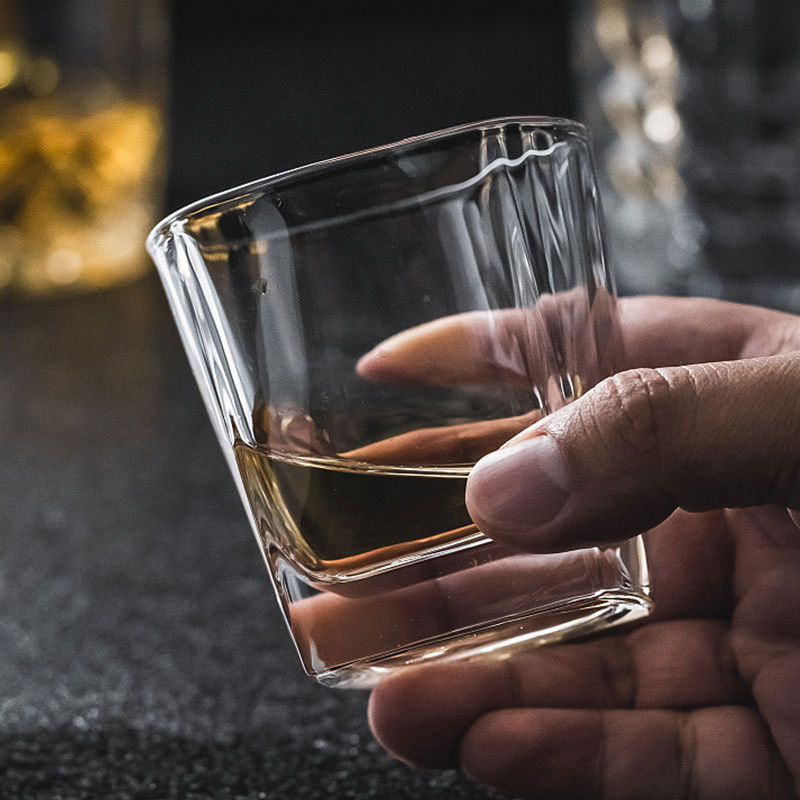 Pahar pătrat pentru whisky, 201–300 ml, cu logo personalizat