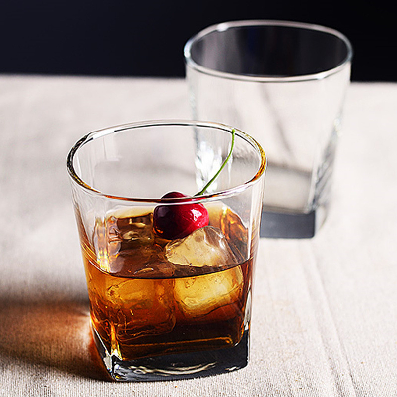 Pahar pătrat pentru whisky, 201–300 ml, cu logo personalizat