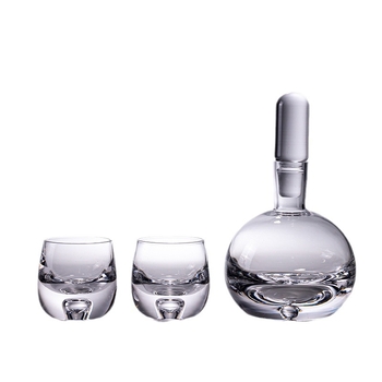ANHUA Set de vin din sticlă artistică, înaltă calitate: decantator, carafă și pahare de vin pentru uz casnic