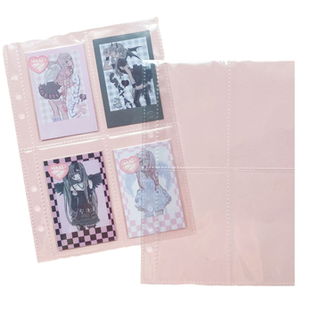 Album foto A5 cu 4 buzunare transparente pentru fotocarduri de idoli