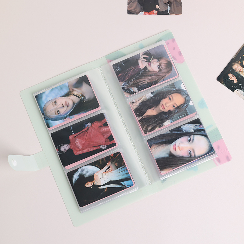 Album Polaroid pentru fotografii, cu compartimente pentru fotografii, carduri de vizită și carduri de fan, 120 pagini