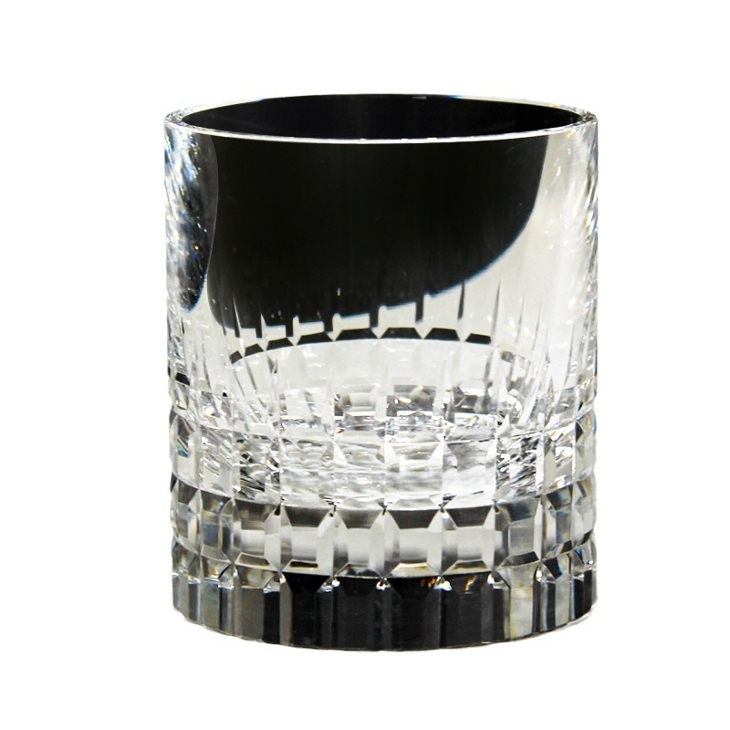 Pahar de whisky în stil european, vintage, cu design gravat simplu, cristal K9, capacitate mare, în cutie cadou