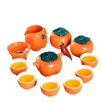 Set de ceai Kung Fu în cutie cadou, set complet de ceramică pentru uz casnic