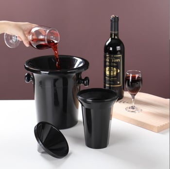 Găleată din plastic pentru vin și șampanie, găleată de gheață pentru bar și uz casnic