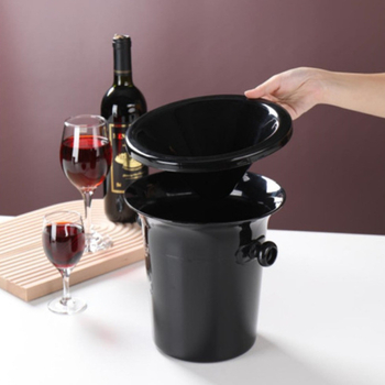 Găleată din plastic pentru vin și șampanie, găleată de gheață pentru bar și uz casnic
