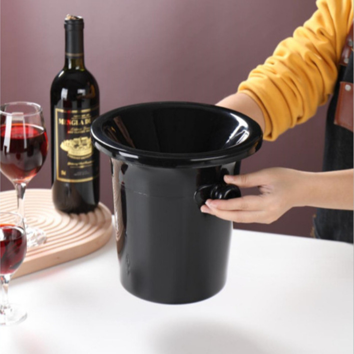 Găleată din plastic pentru vin și șampanie, găleată de gheață pentru bar și uz casnic