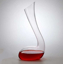 Decantor de vin cu logo personalizat, fără plumb, cristal, în formă de pinguin, turnare manuală, design dintr-o singură bucată