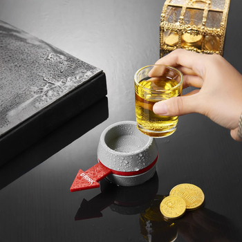 Pahar de shot pentru bar cu roată rotativă, ideal pentru karaoke și petreceri