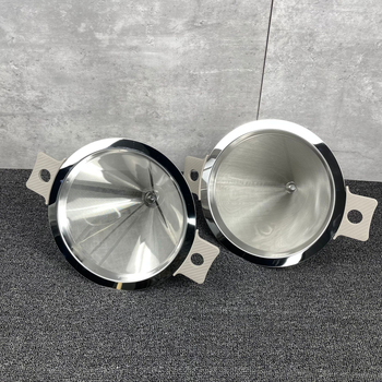Filtru conic din oțel inoxidabil 304, plasă ultrafină cu trei straturi, pâlnie cu plasă dublă pentru ceai, filtrare lichior și vin