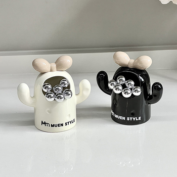 Set de furculițe pentru fructe cu design cactus – decor de lux pentru casă, furculițe din oțel inoxidabil, cadou