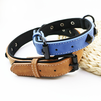 Ovratnik za pse od PU kože s metalnim zakovicama