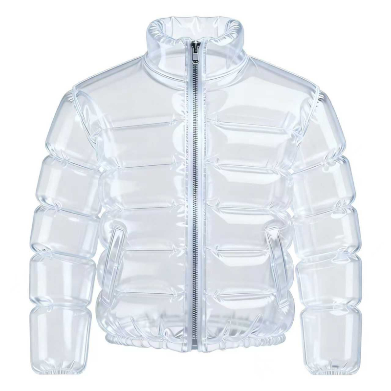 Jachetă transparentă, umplută cu bere, pentru piscine