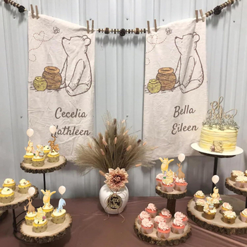 Topper de tort desen animat clasic, decor pentru tort cu miere pentru petrecere