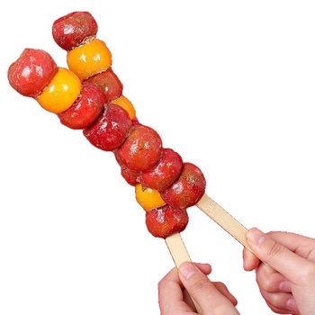30 cm plošni bambus štapići za šećerne plodove hawthorn