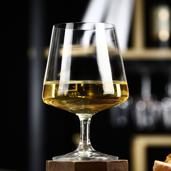 Set de pahare pentru vin roșu în stil european, pahare înalte de sticlă și pahare de brandy, disponibil în seturi de 6 sau 2