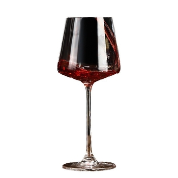 Set de pahare pentru vin roșu în stil european, pahare înalte de sticlă și pahare de brandy, disponibil în seturi de 6 sau 2