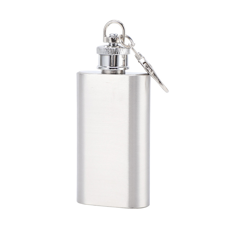 Flacon din oțel inoxidabil, mini, 1 oz, portabil, pentru exterior, stil retro