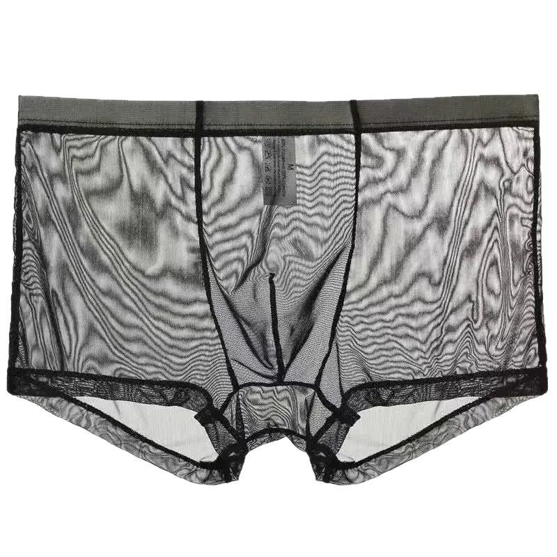 Muške bokserice od mreže Ice Silk, ultra tanke, prozračne i prozračnije