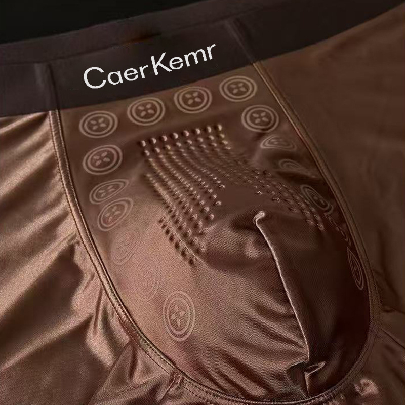 Future Family Muške boxerice od satenskog Ice Silk materijala, lagane i mekane, srednjeg struka, jednobojne