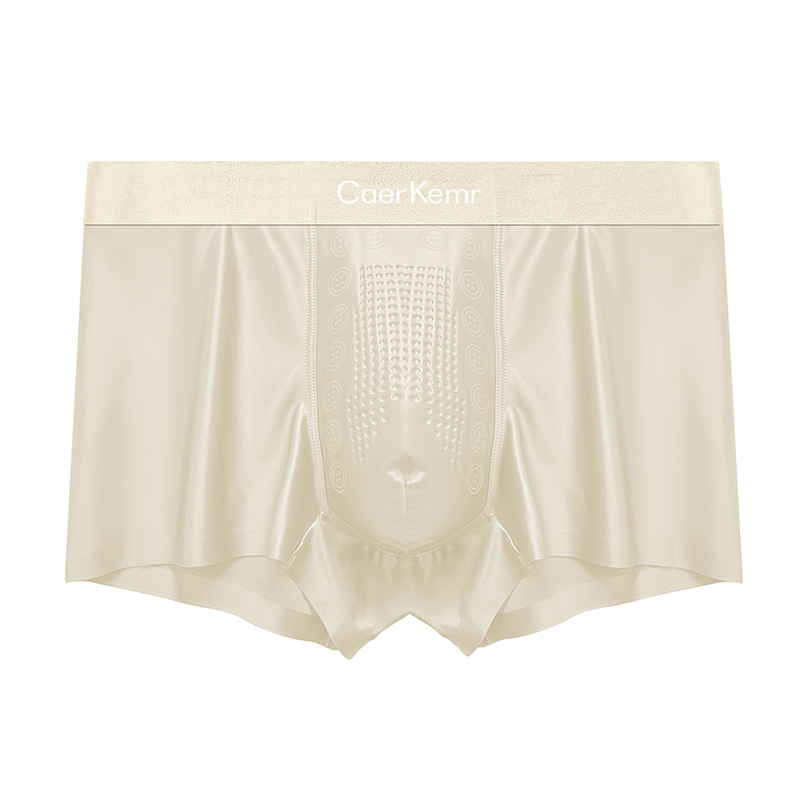 Future Family Muške boxerice od satenskog Ice Silk materijala, lagane i mekane, srednjeg struka, jednobojne
