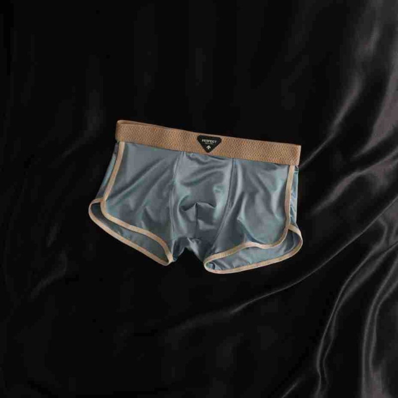 Ljetne muške bokserice od ice silk, luksuzan satenski materijal, ultra tanke i prozračne, osjećaj golog tijela, boxer briefs, velikih veličina