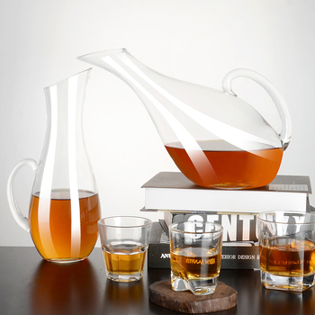 Decantor din sticlă pentru vin roșu, uz casnic, dispenser de vin și carafă de suc