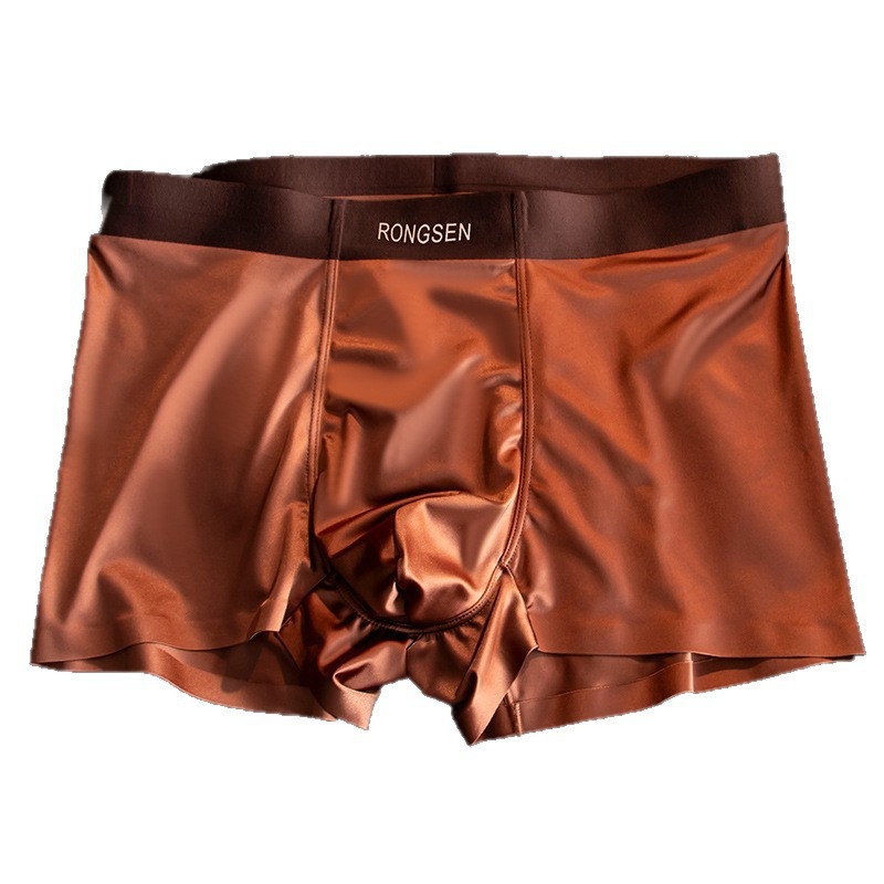 Muške satenske bokserice s laganim luksuzom Ice Silk, prozračne i izuzetno tanke za ljeto