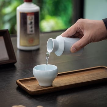 Încălzitor ceramic pentru băuturi, în formă de dovleac, pentru uz casnic, încălzitor de sake în stil chinezesc, capacitate mică