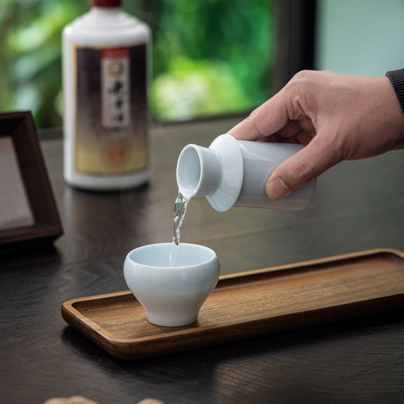 Încălzitor ceramic pentru băuturi, în formă de dovleac, pentru uz casnic, încălzitor de sake în stil chinezesc, capacitate mică