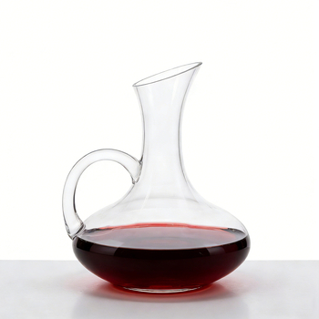 Decantor de vin în stil luxos, dozator personalizat, recipient din sticlă cu capacitate mare, set în stil european