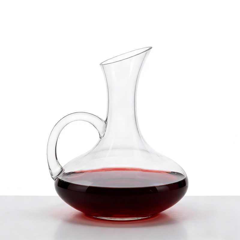 Decantor de vin în stil luxos, dozator personalizat, recipient din sticlă cu capacitate mare, set în stil european