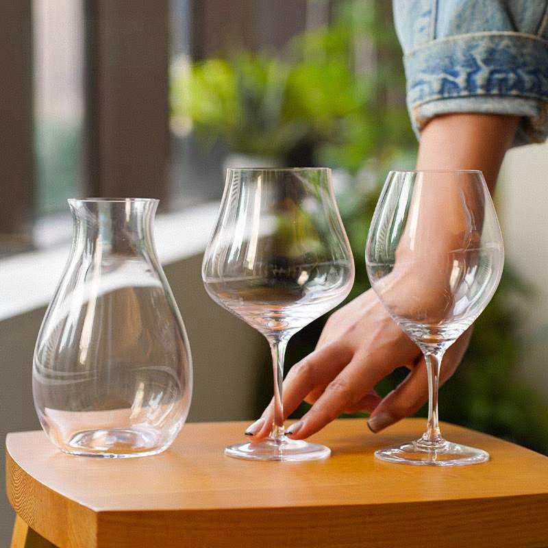 Pahare de vin din cristal fără plumb, de înaltă calitate Burgundy/Bordeaux
