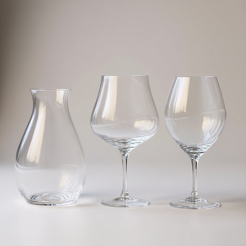Pahare de vin din cristal fără plumb, de înaltă calitate Burgundy/Bordeaux