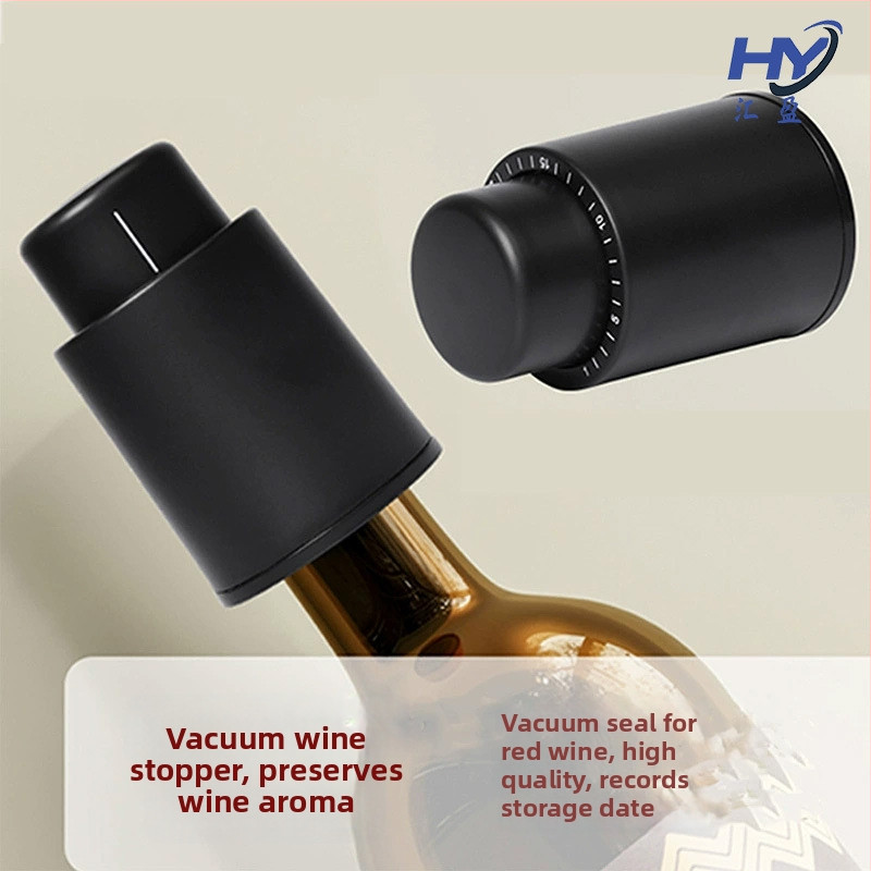 Stopper de vin în vid, cu închidere prin apăsare, sigilare creativă