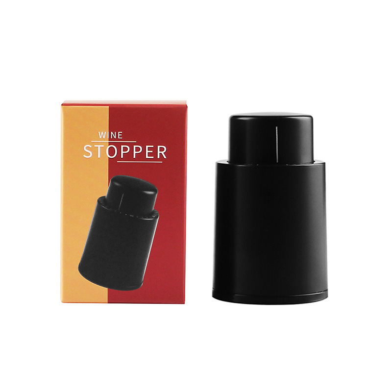 Stopper de vin în vid, cu închidere prin apăsare, sigilare creativă