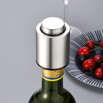 Stopper de vin cu vid pentru uz casnic, dop de sigilare a sticlei de vin cu scară de măsurare