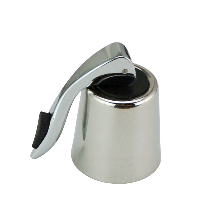 Stopper pentru sticla de vin din oțel inoxidabil, corp gros