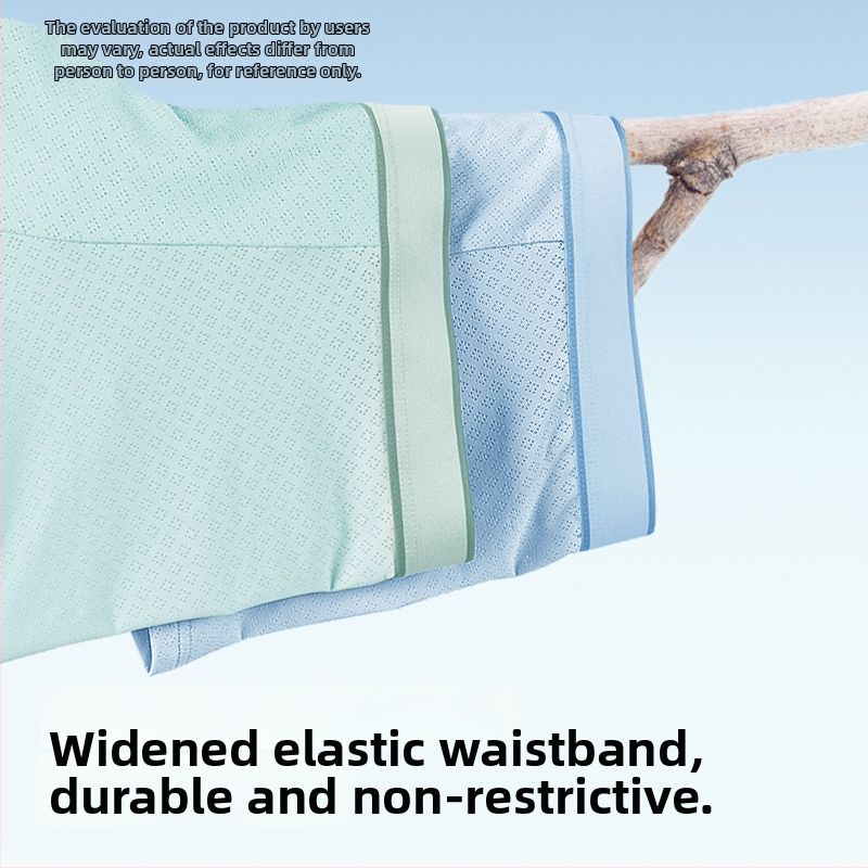 Herbal First Color muške gaće od najlona s Ice Silk hlađenjem, antibakterijska preponska zona, prozračan, blok boja