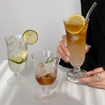 Pahar de cristal pentru cocktailuri, pahar de bar premium pentru cocktailuri și sucuri, 200–300 ml, design modern minimalist