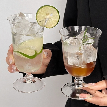 Pahar de cristal pentru cocktailuri, pahar de bar premium pentru cocktailuri și sucuri, 200–300 ml, design modern minimalist
